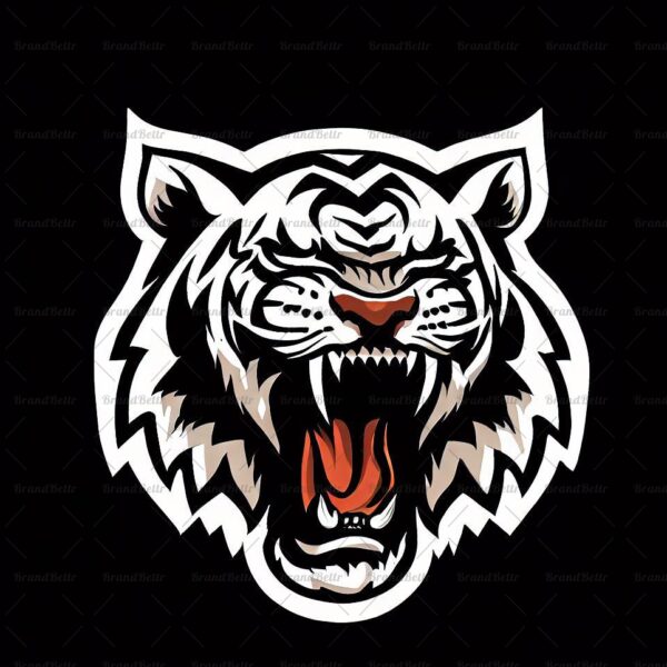Brüllender Tiger
